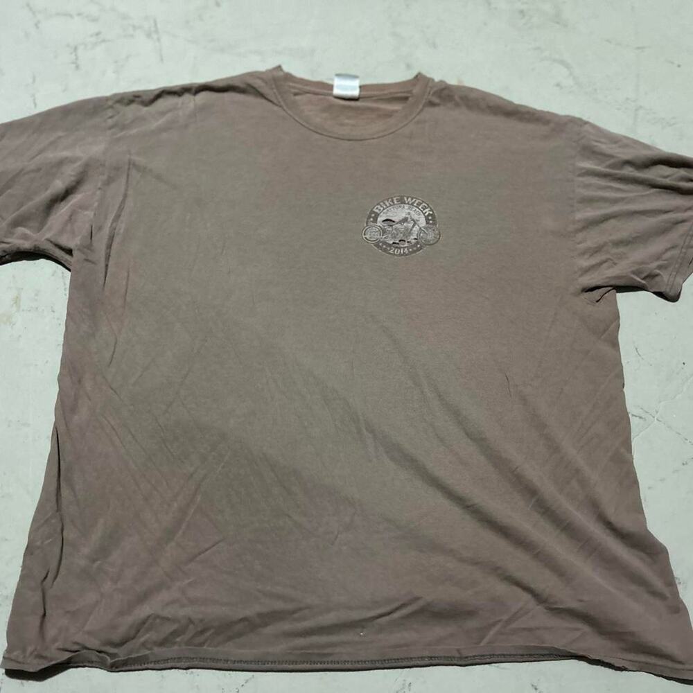 **Daytona Beach Bike Week Motorcycle T-Shirt - Men's XXL Short Sleeve**